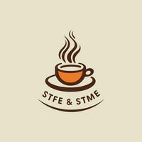 ai gerado café logotipo Projeto criativo e único logotipo Projeto vetor