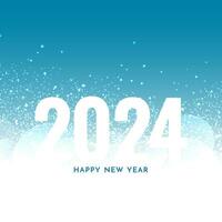 feliz Novo ano 2024 celebração festa fundo vetor