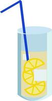 uma vidro do limão beber vetor ou cor ilustração