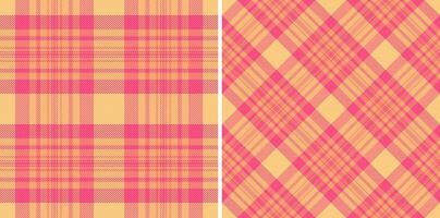 desatado xadrez fundo do Verifica vetor tartan com uma têxtil tecido padronizar textura.