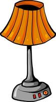 laranja lâmpada, ilustração, vetor em branco fundo