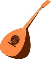 clipart do a musical instrumento, bandolim, vetor ou cor ilustração