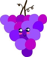 grupo do uvas , vetor ou cor ilustração