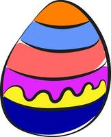 imagem do Páscoa ovo , vetor ou cor ilustração.