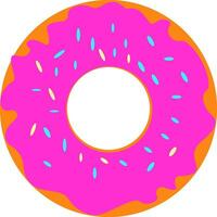 fresco rosquinha vetor ou cor ilustração