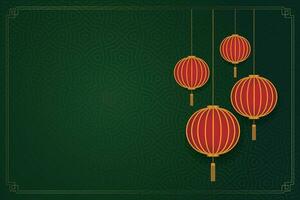 chinês lunar Novo ano festival 2024 celebração, feliz Novo ano fundo decorativo elementos. vetor