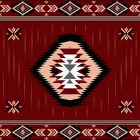 étnico abstrato ikat arte. desatado padronizar dentro tribal, folk bordado, e mexicano estilo. asteca geométrico arte enfeite design de impressão para tapete, papel de parede, roupas, invólucro, tecido vetor