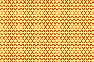 ilustração do abstrato amarelo flor padronizar em vermelho fundo. vetor