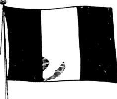 Bélgica bandeira, vintage ilustração. vetor