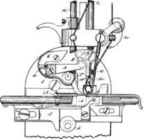 de costura máquina vintage ilustração vetor