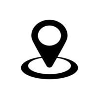 localização mapa ponteiro ícone GPS posicionamento símbolo.flat Projeto estilo vetor eps