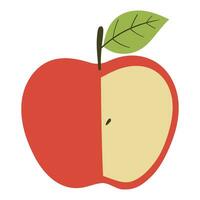 a maçã fruta ilustração vetor