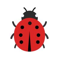 Ícone de vetor de Lady Bug