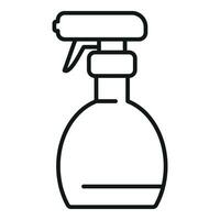 pulverizador garrafa atomizador ícone esboço vetor. água arma de fogo vetor