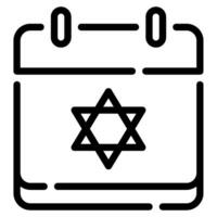 judaico feriado ilustração ícones para rede, aplicativo, infográfico, etc vetor