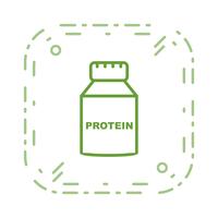 Ícone de proteína de vetor