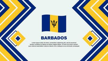 barbados bandeira abstrato fundo Projeto modelo. barbados independência dia bandeira papel de parede vetor ilustração. barbados Projeto