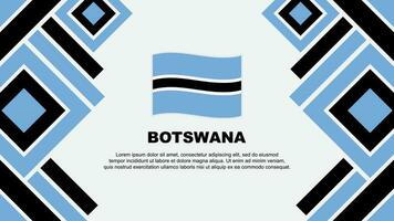 botsuana bandeira abstrato fundo Projeto modelo. botsuana independência dia bandeira papel de parede vetor ilustração. botsuana