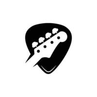 ícone de palheta de guitarra vetor