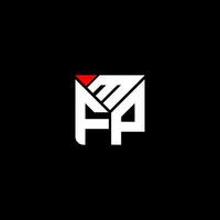 mfp carta logotipo vetor projeto, mfp simples e moderno logotipo. mfp luxuoso alfabeto Projeto