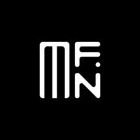 mfn carta logotipo vetor projeto, mfn simples e moderno logotipo. mfn luxuoso alfabeto Projeto