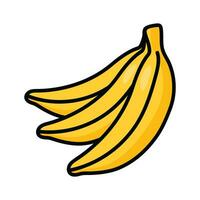 saudável dieta, surpreendente ícone do bananas, pronto para usar vetor