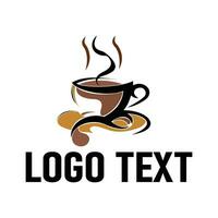 café fazer compras vetor logotipo Projeto