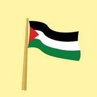 palestina bandeira Projeto vetor ilustração