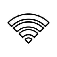 sinal ícone vetor. Wi-fi ilustração placa. antena e satélite sinal símbolos. sem fio tecnologias. vetor