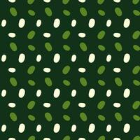 abstrato verde fundo com pontos. minimalista verde na moda abstrato polca ponto padronizar em uma luz fundo. perfeito para protetor de tela, poster, cartão, convite ou casa decoração. vetor