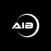 aib carta logotipo projeto, inspiração para uma único identidade. moderno elegância e criativo Projeto. marca d'água seu sucesso com a impressionante isto logotipo. vetor