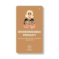 eco biodegradável produtos vetor