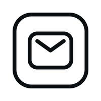 enviar ícone - envelope, e-mail, e comunicação símbolo vetor