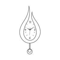 realista moderno relógio desenho animado plano ícone, retro e coleção para vetor ilustração.