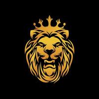 leão rei logotipo Projeto vetor