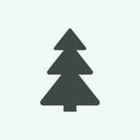 Natal árvore vetor ícone. Novo ano ícone símbolo.