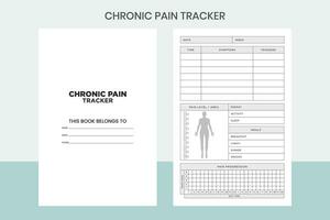 crônica dor rastreador livre modelo vetor