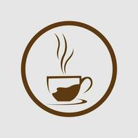 café copo logotipo vetor ícone ilustração Projeto