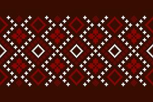 vermelho tradicional étnico padronizar paisley flor ikat fundo abstrato asteca africano indonésio indiano desatado padronizar para tecido impressão pano vestir tapete cortinas e sarongue vetor