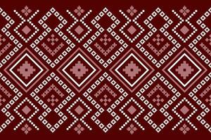 vermelho tradicional étnico padronizar paisley flor ikat fundo abstrato asteca africano indonésio indiano desatado padronizar para tecido impressão pano vestir tapete cortinas e sarongue vetor