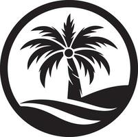 Palma árvore vetor logotipo silhueta, Palma ícone vetor 7