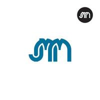 carta jmm monograma logotipo Projeto vetor