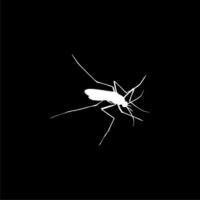 mosquito silhueta, pode usar para arte ilustração pictograma, local na rede Internet, e gráfico Projeto elemento. vetor ilustração