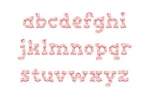 versátil coleção do Magia onda alfabeto cartas para vários usa vetor
