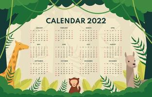 modelo de calendário 2022