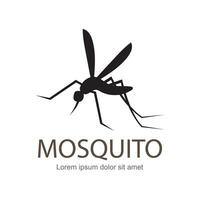 ilustração vetor. alvo em mosquito. mosquitos levar muitos doença tal Como dengue febre, zika doença, enchafalites e outro. vetor