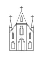 católico têmpora vetor linha ícone