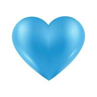 vetor azul coração isolado em transparente fundo. feliz dia dos namorados dia cumprimento modelo