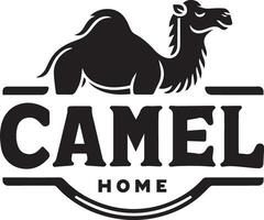 camelo logotipo vetor arte ilustração, camelo logotipo conceito, camelo animal logotipo silhueta 12