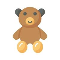 Urso de pelúcia Urso ícone dentro na moda Projeto estilo, fofa Urso de pelúcia Urso vetor para crianças jogando